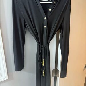 Calvin Klein Black Long Sleeve Dress